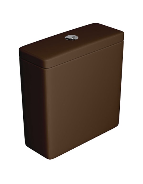 Caixa Acoplada Marrom Fosco Dual Flux (3 E 6L) Piano Deca